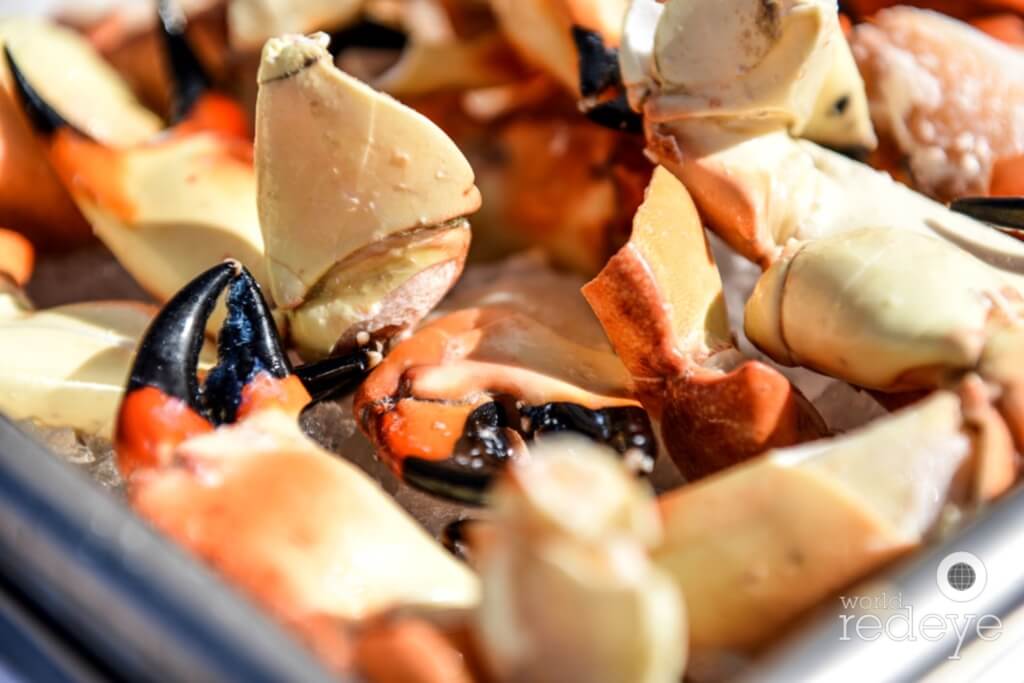 stone crabs & rosé